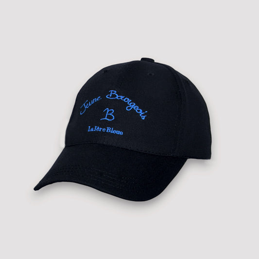 LA IÈRE BLEUE- CASQUETTE NOIRE ET BLEUE CIEL