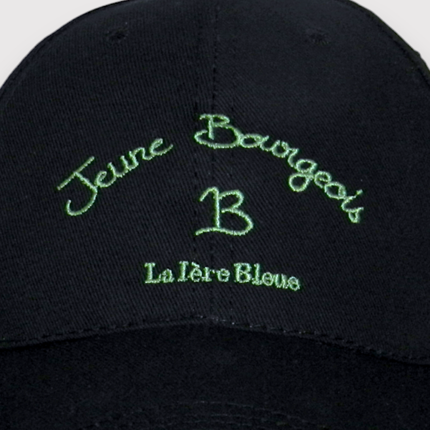 LA IÈRE BLEUE- CASQUETTE NOIRE ET VERTE