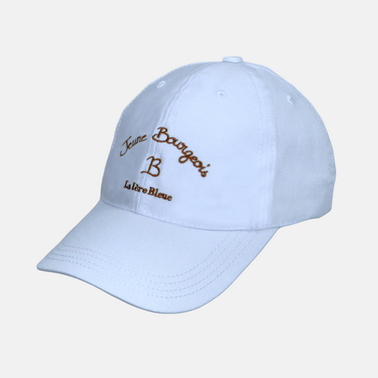 LA IÈRE BLEUE- CASQUETTE BLANCHE ET MARRON