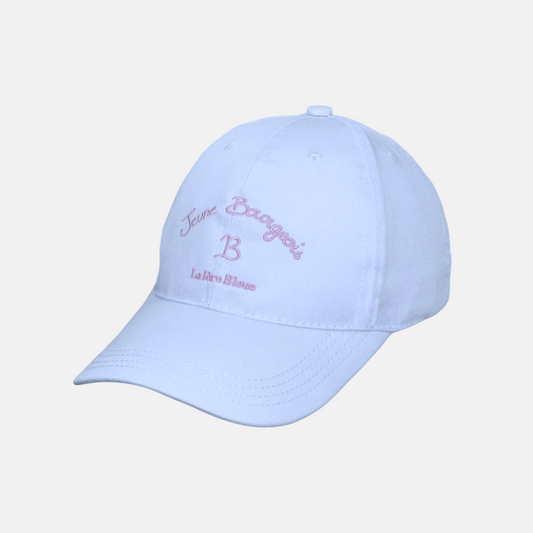 LA IÈRE BLEUE- CASQUETTE BLANCHE ET ROSE