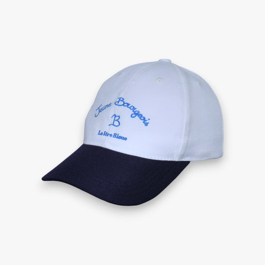 LA IÈRE BLEUE- CASQUETTE ÉCRUE/ BLEUE ET BLEUE CIEL